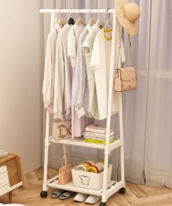 Portable Wardrobe Clothes Rack | Sturdy Indoor Hanger & Storage Stand
