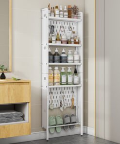 Over-the-Door Storage Rack | Multi-Layer Slim Gap Bathroom Organizer
