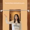 Stainless Steel Telescopic Rod | Drill-Free Adjustable Rod for Clothes, Curtains & Shower